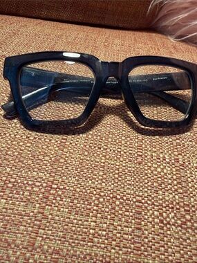Classic Blue Square Women's Glasses - Peepers